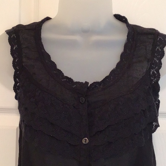 Helium London sheer ruffled top - Picture 4 of 10